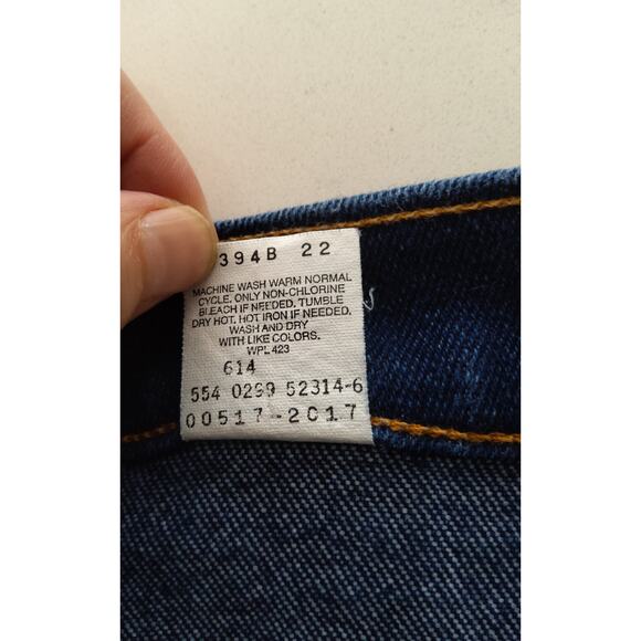 Rare Vtg Levis Black Tab Mens 517 denim jeans 1999 MADE in USA size 42x30 - Picture 9 of 12